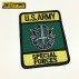 Patch SPECIAL FORCES U.S. ARMY De Oppresso Liber Militare Softair Colla a Caldo