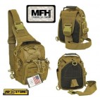 ZAINO TATTICO MONOSPALLA INCURSORE MFH CY TAN BACKPACK SOFTAIR SURVIVOR CAMPING