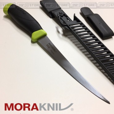 KNIFE COLTELLO PER SFILETTARE MORA MORAKNIV FISHING FILLET 155 PESCA PESCATORE