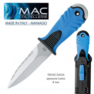 Knife Coltello Sub MAC Coltellerie Tekno Daga MADE IN ITALY Maniago Acciaio INOX