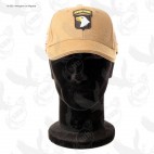 CAPPELLO BERRETTO AIRBORNE 101st **ORIGINALE 100%** US ARMY MILITARE SOFTAIR TAN