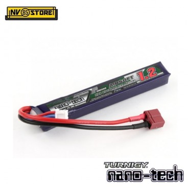 Batteria Lipo TURNIGY NANO TECH 11,1V 1200mAh 15-30C T-DIN per Fucili Softair A