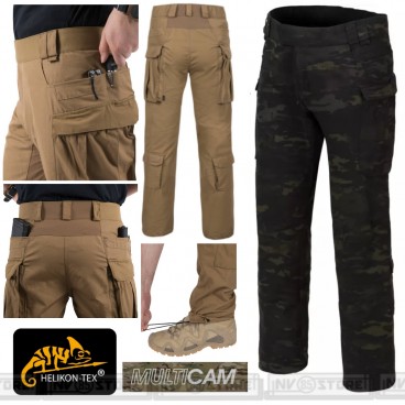 Pantaloni HELIKON-TEX MBDU Pants Tattici Militari Outdoor Softair MULTICAM BLACK