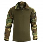 Maglia Tattica Combat Shirt INVADER GEAR Militare Softair Camo US Woodland M81