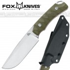 KNIFE COLTELLO FOX KNIVES BLACK FOX BF-710 VESUVIUS DORICCHI BUSHCRAFT CACCIA