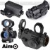 Red Dot AIMO RD-2 AIM-O T1 QD Mount per Fucile Slitta Weaver + Supporto Basso BK