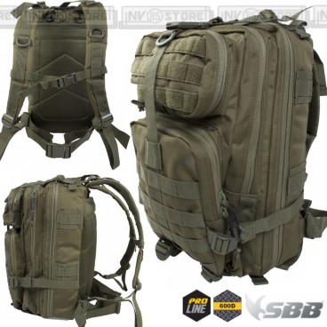 Zaino Tattico Incursore Assault 30 Lt SBB BRANCALEONI Esercito Softair VERDE OD