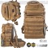 Zaino Tattico Militare Assault SBB 40 Litri Sistema MOLLE Outdoor Softair COYOTE