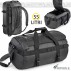 Borsa Zaino DUFFLE BAG DEFCON 5 Impermeabile 55 Litri Militare Viaggio NERO