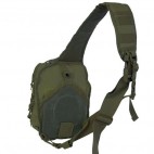 ZAINO TATTICO INCURSORE MONOSPALLA MIL-TEC SOFTAIR SURVIVOR CAMPING VERDE OD GREEN