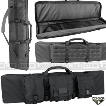 Borsa Custodia Porta Fucile 2 in 1 CONDOR RIFLE CASE 42" Tracolla Zaino 106cm BK