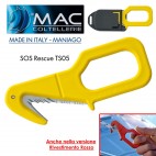 Taglia Cime Twin Rescue Knife MAC Coltellerie TS05 MADE IN ITALY Acciaio INOX