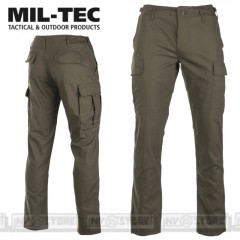 Pantaloni Militari Cargo MILTEC BDU in Ripstop Con Tasconi Softair Outdoor VERDE OD