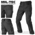 Pantaloni Softshell Cargo MILTEC Impermeabili Con Tasconi Outdoor Militari NERO