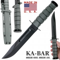 KNIFE COLTELLO KA-BAR KABAR 5011 FOLIAGE ORIGINALE MADE IN USA FODERO KYDEX