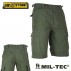 BERMUDA PANTALONI MILTEC BDU RIPSTOP SHORTS CARGO TASCONI SOFTAIR GREEN OLIVE OD